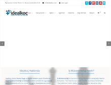 Tablet Screenshot of idealkoc.com